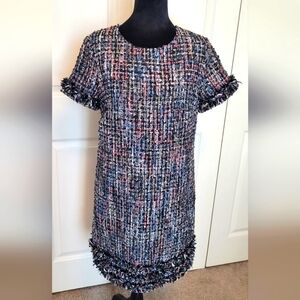 CeCe Tweed Dress Textured DRESS SIZE 6